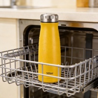 Gobelet isotherme à double paroi en gros avec gravure laser de logo personnalisé, bouteille d'eau en acier inoxydable pour cadeaux d'entreprise