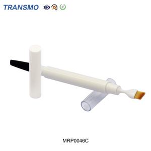 Emballage de stylo à sourcils double embout avec pinceau, contenant en plastique vide, tube de crayon à sourcils deux-en-un, bouchon à vis - Product Image 6