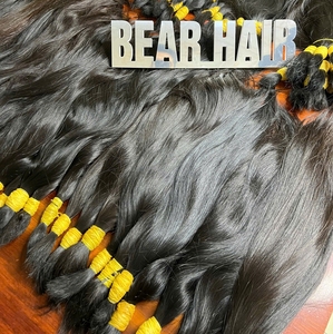 Extensiones de Cabello Natural Vietnamita Liso y Sedoso de Lujo, 100% Virgen Sin Procesar, Trama de Cabello Humano con Doble Trama, Color Natural - Product Image 5