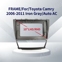 Meihua 10 pouces gris fer pour Toyota Camry 2006-2011 Auto AC lecteur DVD de voiture accessoires intérieurs cadre Radio stéréo Android