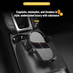 Nouveau <span class=keywords><strong>chargeur</strong></span> de <span class=keywords><strong>voiture</strong></span> sans fil à charge rapide 66W, support de téléphone intelligent à <span class=keywords><strong>induction</strong></span> pour grille d'aération, compatible iPhone Samsung <span class=keywords><strong>Huawei</strong></span> Xiaomi, accessoires auto - Product Image 4