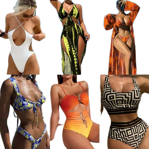 Meilleur maillot de bain personnalisé pour femmes, ensemble 2 pièces, sexy, transparent, 100% polyester, respirant, maillot de bain intégral - Product Image 1