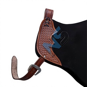 LeatherScope Chaps de Rodeo Western Tejidos de Longitud Completa 240g, Estilo Chaleco de Cintura Media Unisex para Equitación, En Stock - Product Image 2