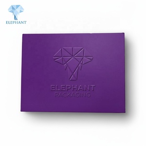 Caja de Regalo Magnética Rígida con Tapa Abatible, Personalizada en Morado y Dorado, para Muestras de Perfume, Botellas de Cristal - Product Image 5