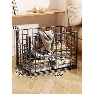 Trémie <span class=keywords><strong>de</strong></span> rangement pour balles <span class=keywords><strong>de</strong></span> sport multifonctionnelle en métal roulant en forme <span class=keywords><strong>de</strong></span> rectangle-Support/support pour basket-ball/volley-ball/football - Product Image 1