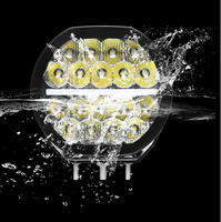 Projecteur LED de travail pour camion 4x4 tout-terrain, 7 pouces, 9 pouces, 14000LM, super lumineux, 24V 12V, rond, avec fonction DRL