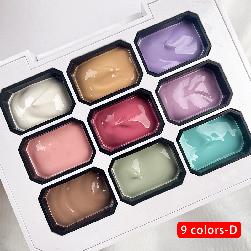 Nine-color clap glue [d]