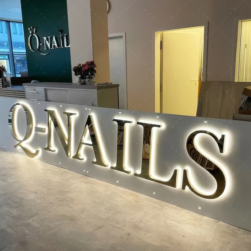 Manufacturer Outdoor Luminous Characters Facelit Storefront