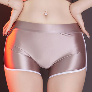 Neue sexy Unterwäsche High-Stretch Seiden glanz Satin Yoga Sport Campus Style Mädchen Hot Bottom ing Höschen Fitness Boxershorts - Product Image 1