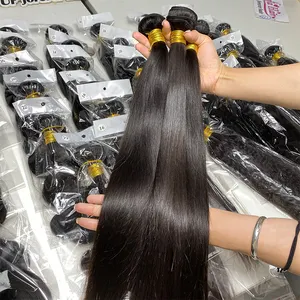 Natuurlijke Ruwe Virgin Cuticle Uitgelijnd Vietnamees Cambodjaanse Hair Vendor, Groothandel Dubbele Getrokken Extensions Haar Bundels Menselijk Haar