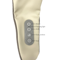 Masseur électrique chauffant pour le cou et les épaules, avec logo personnalisé, massage profond des tissus, vibration, soulagement de la douleur, pétrissage 3D, USB 2