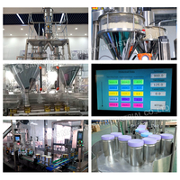Ligne de remplissage automatique haute vitesse 2000 bph pour poudres, boissons, cosmétiques, savon liquide, jus, lait, eau pure en bouteilles