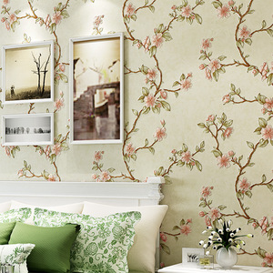 Papel Tapiz Autoadhesivo 3D con Diseño Floral, Removible, Impermeable, Estilo Americano para Sala de Estar, Dormitorio, Pared de TV - Product Image 4