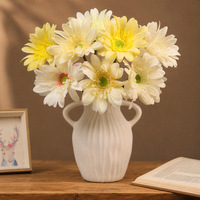 Verse, levensechte zijden gerbera's met één steel, Scandinavische stijl, woonkamer/kantoor decoratie, fotografie, Thanksgiving, Pasen