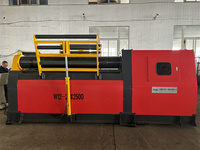 Máquina Laminadora de Placas de Acero CNC de Alta Resistencia CNCColgar W12 20x2500mm, Hidráulica de 4 Rodillos, para Conformado de Metal