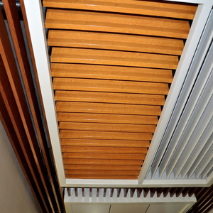Techo de Aleación de Aluminio Personalizado con Recubrimiento en Polvo, Decoración Arquitectónica para Paredes Exteriores, Servicios de Corte y Soldadura - Product Image 1