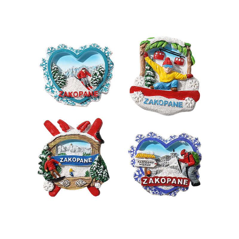 Magnete frigo in resina