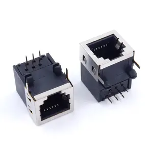 Conectores rj11 6p6c rj11, fornecedor profissional rj11 adaptador rj45 6 pinos conector