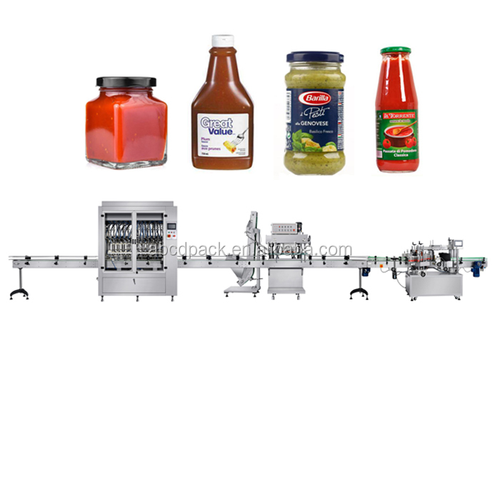 Новый продукт, автоматическая машина для розлива бутылок, машина для нанесения этикеток для соуса и еды