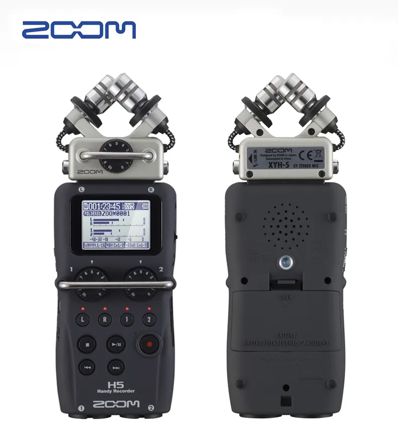 ZOOMH5プロフェッショナルハンドヘルドデジタルレコーダー4トラックポータブルレコーダーH4Nボイスレコーダーペン録音ペン