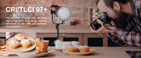 PRO SD300B GVM Lampe LED professionnelle officielle 300W pour Vlogging 51100 Lux 3.3 'App Control Système de refroidissement actif 2700K-6800K