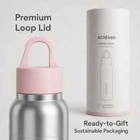 Nouvelle conception, ouverture à un clic, gobelet isotherme en acier inoxydable, grande capacité, tasse à eau portable pour l'extérieur