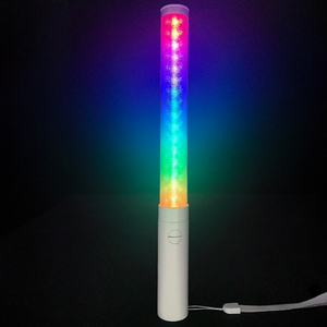 Nouveaux produits d'usine chinoise, bâton lumineux LED RGB personnalisé, clignotant, sans fil, ordinaire, irisé, blanc laiteux, tube, pile sèche - Product Image 2