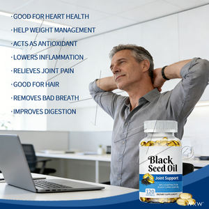 Aceite de Semilla de Comino Negro en Cápsulas Blandas, 2000 mg por Porción, Prensado en Frío, Apoya el Sistema Inmunológico, Suministro del Fabricante - Product Image 6