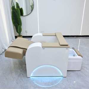 Luxury Multi-Functional Modern Recliner Pedicure Manicure Knead Massage Pedicure Station for Nail Spa Salon with Foot Spa Chair - Product Image 5