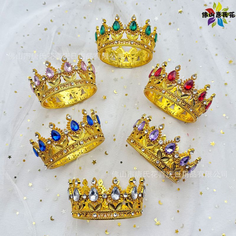 Royal Wedding Bride Crown Unisex Gold