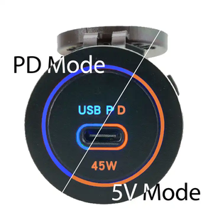 Chargeur de voiture <span class=keywords><strong>USB</strong></span> 45/65W <span class=keywords><strong>Baseus</strong></span> Type C QC3.0 PPS adaptateur de chargeur de téléphone de voiture de charge Super rapide pour iPhone 15 - Product Image 1