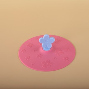 Tapa de Silicona Redonda con Diseño Floral, Universal para Tazas de Boca Ancha, Atractiva, Antipolvo, de Grado Alimenticio, para Cocina - Product Image 2
