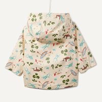 Veste de pluie matelassée imperméable pour bébés garçons Essentials X Sofia Grainge, 100 % polyester lavé, fermeture éclair