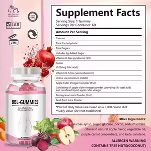 OEM Biểu Tượng Tùy Chỉnh Đường Viền Cơ Thể Gummies Vitamin E Làm Giàu Công Thức Cho Tự Nhiên Hip Hình Nữ Tính Đường Cong Thực vật Dựa Cho Người Lớn - Product Image 4