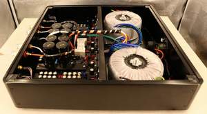 Audio-GD A-1 transferencia <span class=keywords><strong>de</strong></span> corriente equilibrada, postamplificador sin comentarios, entradas XLR y fundido, transformadores duales izquierdo y derecho - Product Image 6