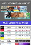 Imprimante Jet d'Encre Portable / Codeur Intelligent pour Carton / Imprimante de Code de Lot Date Heure Manuelle