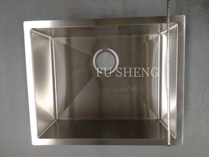 Évier de cuisine professionnel en acier inoxydable, simple bac, surface nano, à encastrer sous plan, pour installation en appartement, évier intelligent fait main - Product Image 2