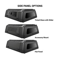 Accessoires automobiles : Hard top en aluminium pour pick-up 4x4 avec fenêtres latérales, couvre-caisse de camionnette, accessoires pour camionnettes 4x4