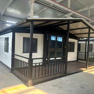 40/20フィート 豪華プレハブヴィラ <span class=keywords><strong>2</strong></span>/<span class=keywords><strong>3</strong></span>/4/5寝室 プレハブ式 折りたたみ式 拡張型 コンテナハウス ポータブル モバイル タイニーホーム - Product Image 1