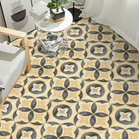 Carreaux muraux autocollants imperméables effet pierre, motif mosaïque moderne rouge et gris, pour crédence de cuisine