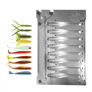 making soft plastic injection fishing molds fishing lure soft plastic swimming bait mold injection