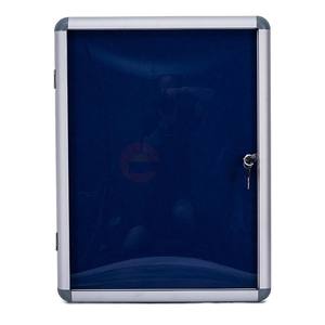 Tableau blanc inviolable tableau d'affichage armoire verrouillable cadre de panneau acrylique en aluminium avec clé 30MM affichage Photo - Product Image 1