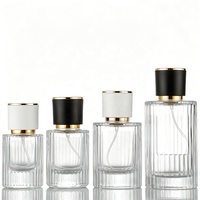 Flacon de parfum personnalisé 30ml 50ml 100ml, flacons de parfum ronds vides de luxe, vaporisateur, flacon de parfum en verre pour emballage