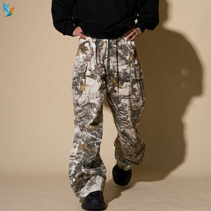 Pantalones de chándal holgados informales de gran tamaño con estampado de piernas rectas extra completo de <span class=keywords><strong>primavera</strong></span> y logotipo personalizado para hombre - Product Image 5