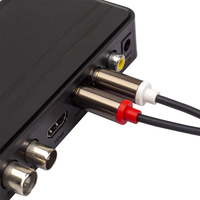 Câble RCA mâle-mâle Saikang HA709 plaqué or/cuivre nu, blindé, gaine PVC, 5m pour lecteurs HDTV et DVD