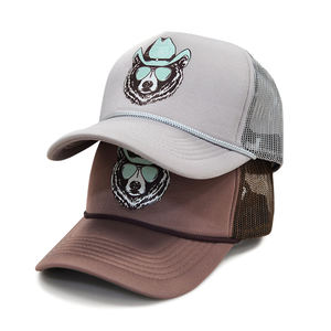 Casquette Trucker personnalisée avec mousse respirante sur le devant et dos en maille, fermeture à boutons-pression en plastique réglables – Approvisionnement direct usine - Product Image 5