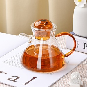Msh 500ml Pháp hình nón ThủY Tinh Trà đặt chịu nhiệt Borosilicate trà Ware với Infuser cho nhà văn phòng - Product Image 4