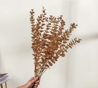 2024 feuilles de couleur or Offre Spéciale décoration de Noël feuilles artificielles décor