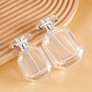 Flacon <span class=keywords><strong>de</strong></span> parfum <span class=keywords><strong>ou</strong></span> d'huile cosmétique en verre octogonal recyclable au design moderne et unique, 30 ml, 50 ml, 100 ml, avec couvercle en acrylique - Product Image 3