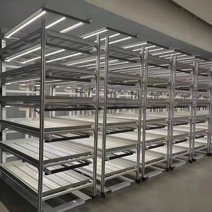 Étagère en aluminium multicouche personnalisable <span class=keywords><strong>pour</strong></span> la culture hydroponique en <span class=keywords><strong>petite</strong></span> pépinière, avec une structure stable <span class=keywords><strong>pour</strong></span> une utilisation en serre - Product Image 1